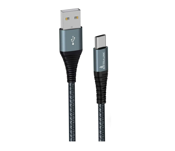 ExtraLink Smart Life USB-A - USB-C 1,2m Czarny - 1550951 - zdjęcie